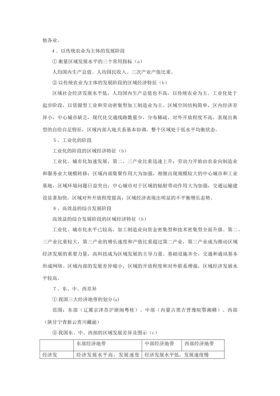 高中地理：第一章 区域地理环境与人类活动 学案（2）（湘教版必修3）_第2页