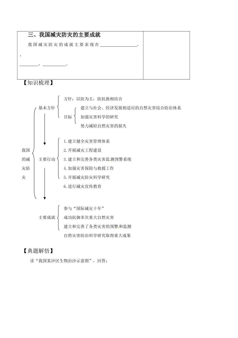 高中地理：43《我国的减灾防灾》学案鲁教版选修5_第2页