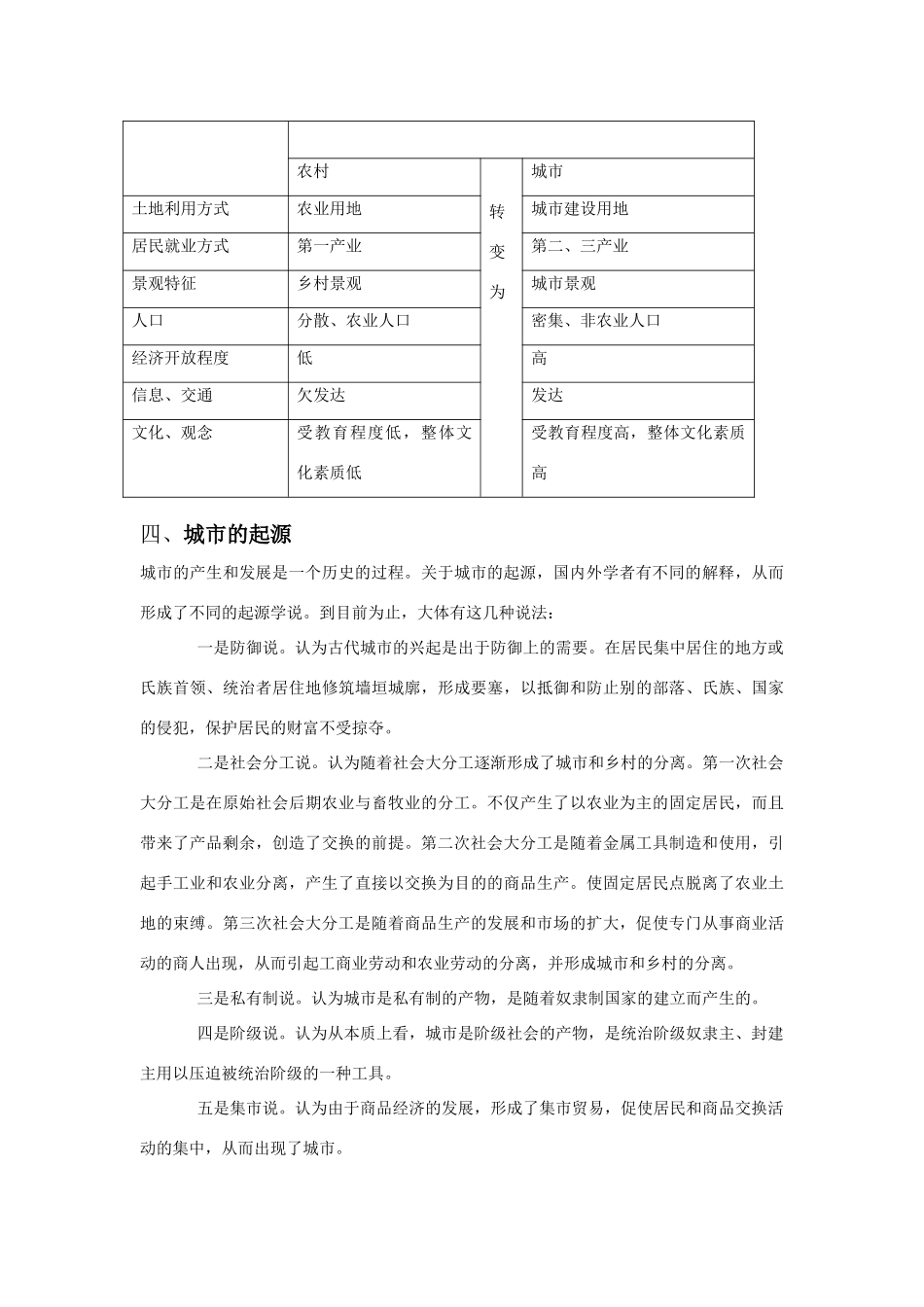 高中地理：城市发展与城市化素材 鲁教版必修2_第3页