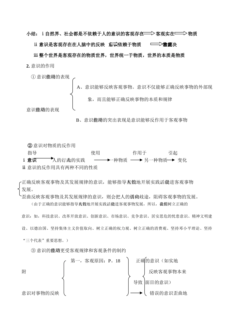 高考政治总复习《人的意识是对客观存在的反映》教学案_第2页