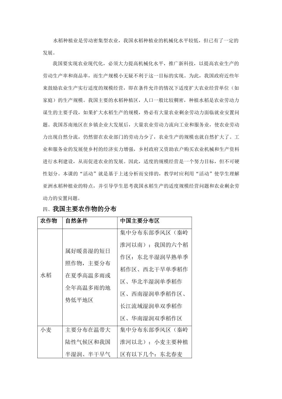 高中地理：农业生产与地理环境素材 鲁教版必修2_第2页