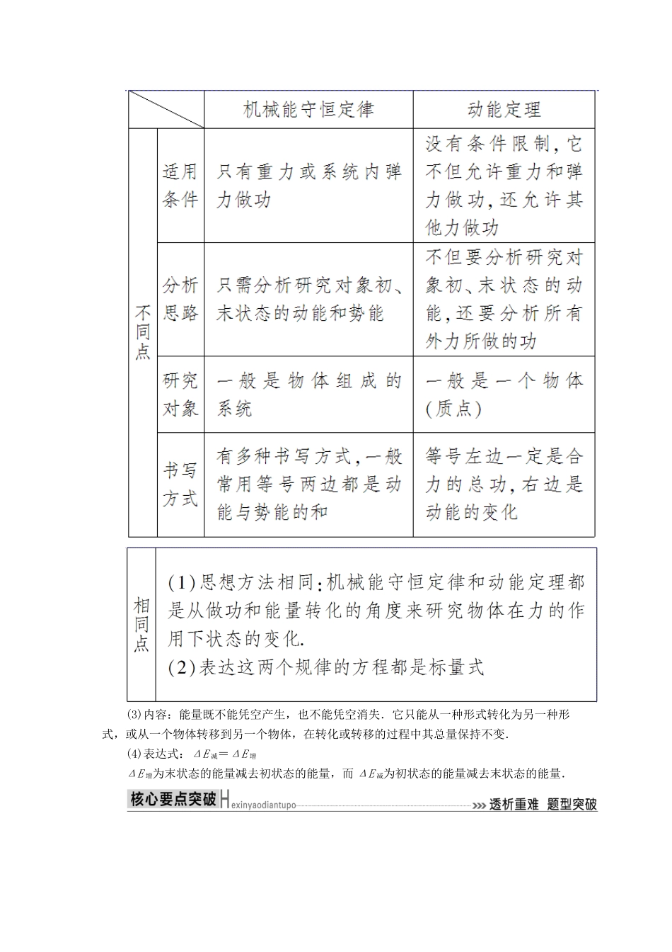 高考物理二轮复习 板块一 专题突破复习 专题二 能量与动量 第二讲 机械能守恒 功能关系学案-人教版高三全册物理学案_第2页