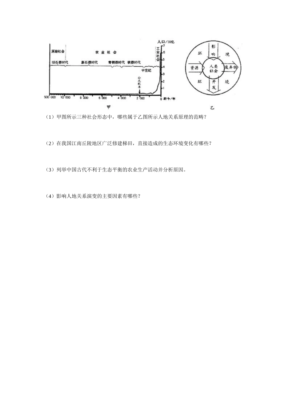 高中地理：我们周围的环境学案新人教版选修6_第2页