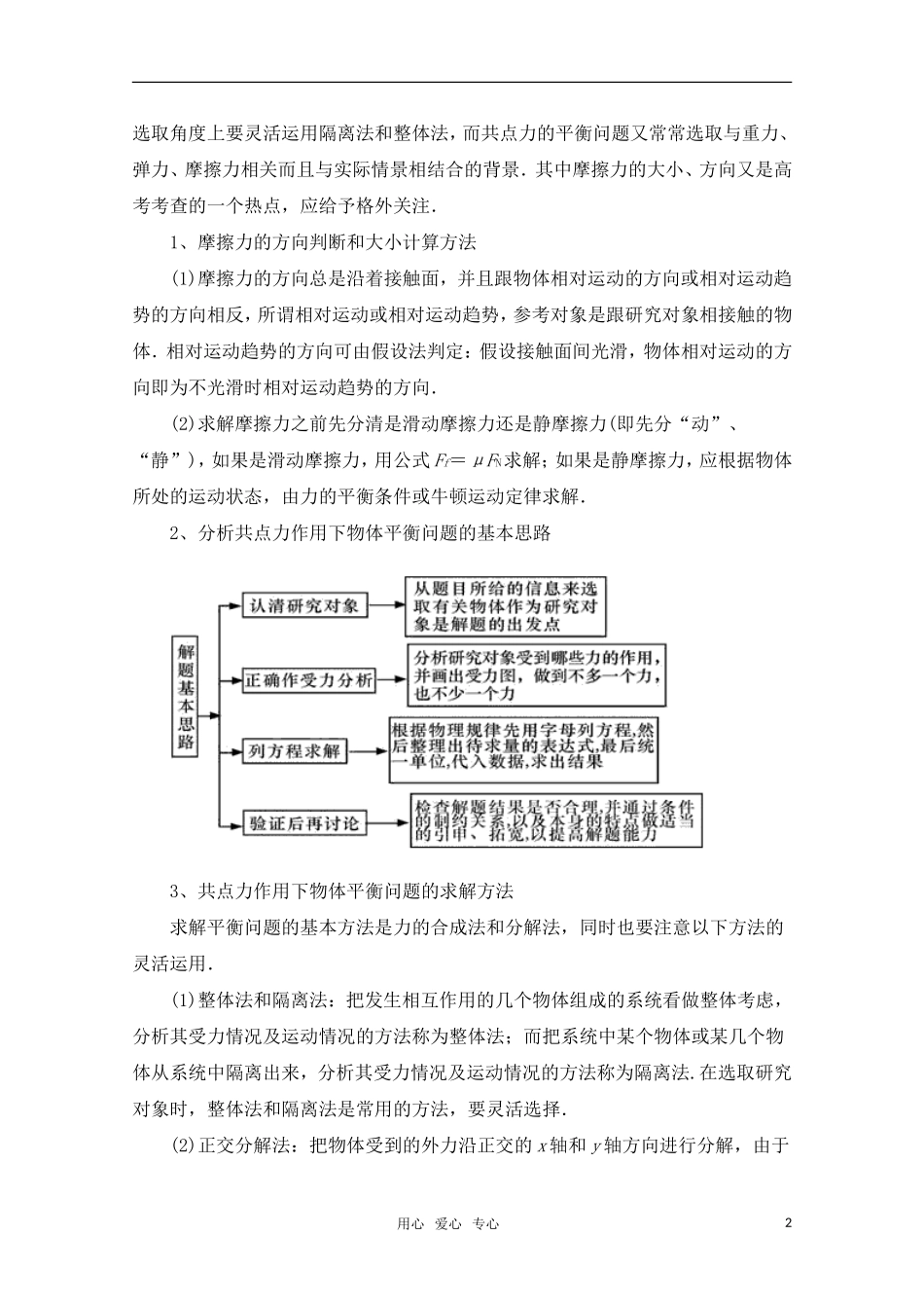 高考物理一轮复习 第二章章末盘点 综合提升导学案 旧人教版_第2页
