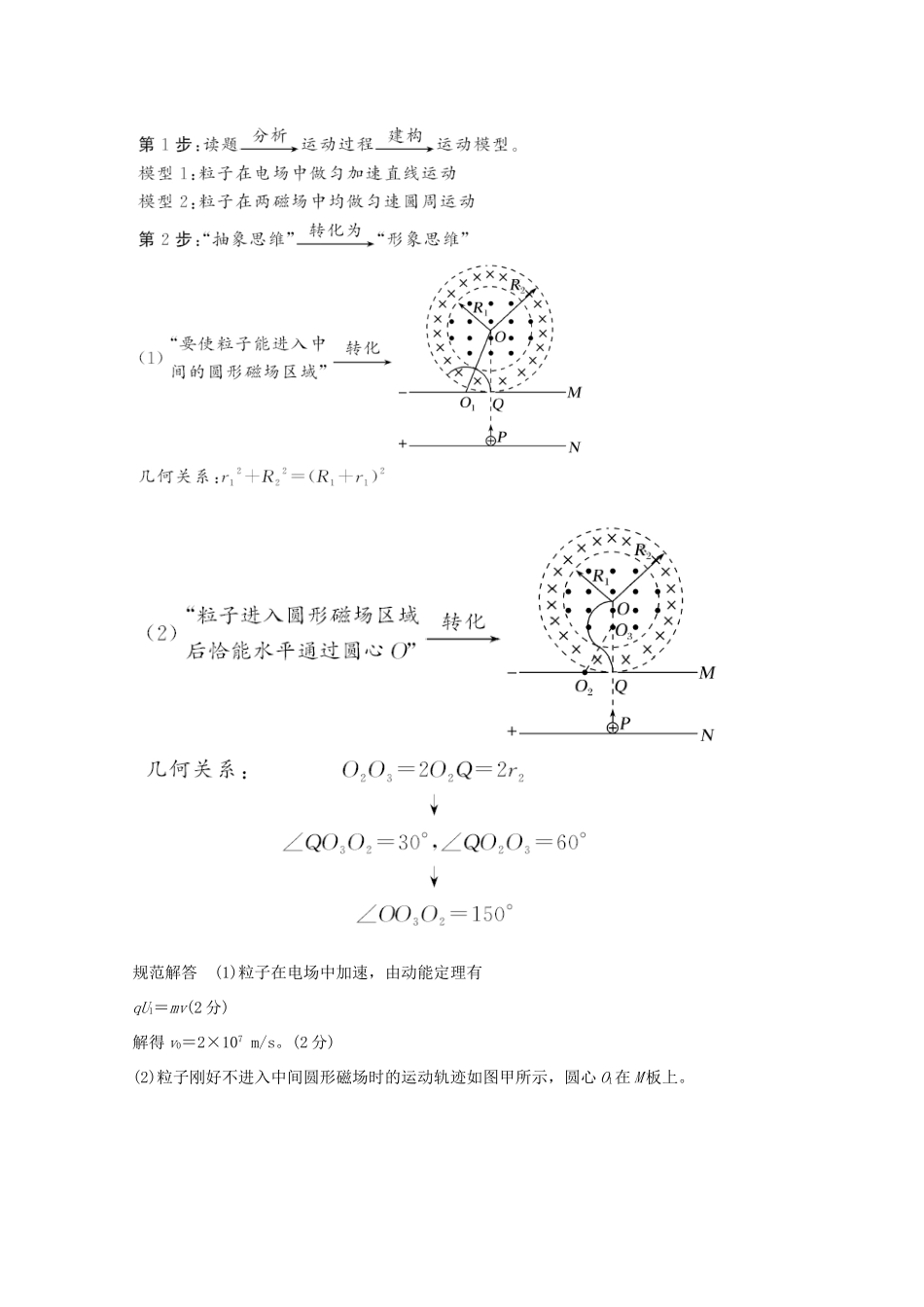 高考物理一轮复习 第九章 磁场核心素养提升学案 粤教版-粤教版高三全册物理学案_第2页