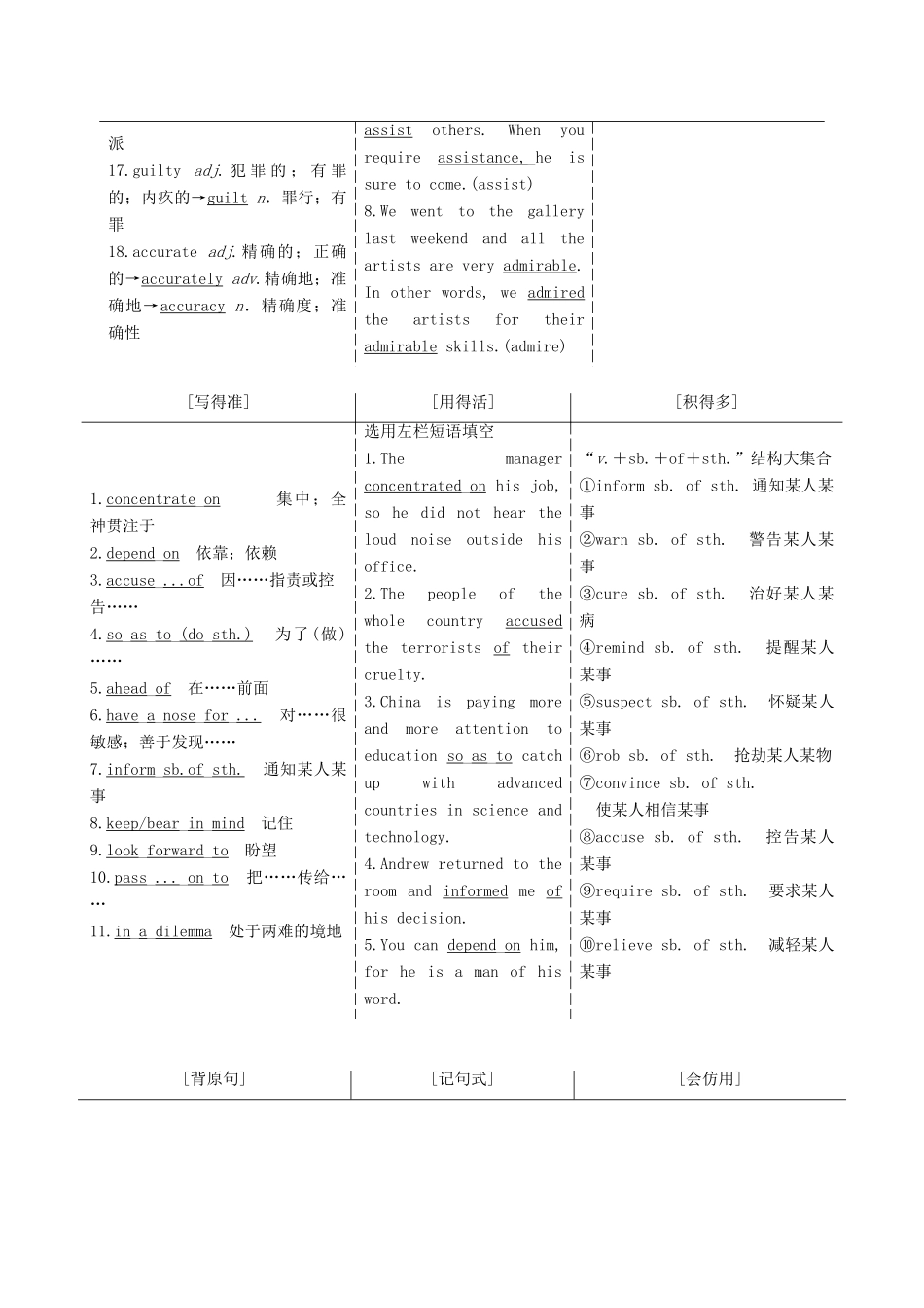高考英语一轮复习 Unit 4 Making the news导学案 新人教版必修5-新人教版高三必修5英语学案_第2页