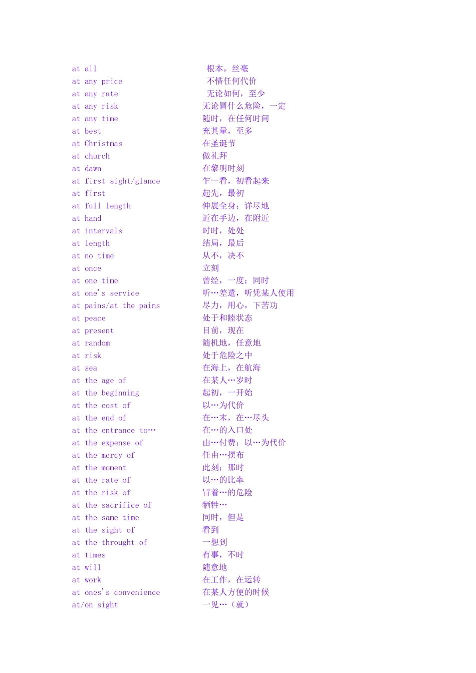 高考英语 必备短语集锦素材_第3页
