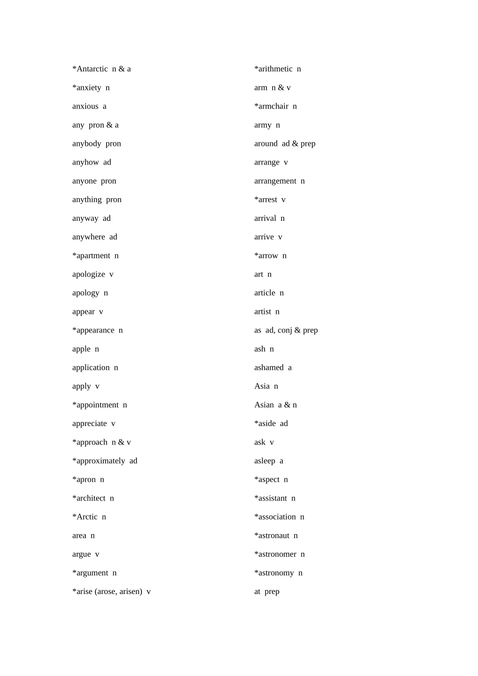 高考英语 高职单招词汇表-人教版高三全册英语素材_第3页