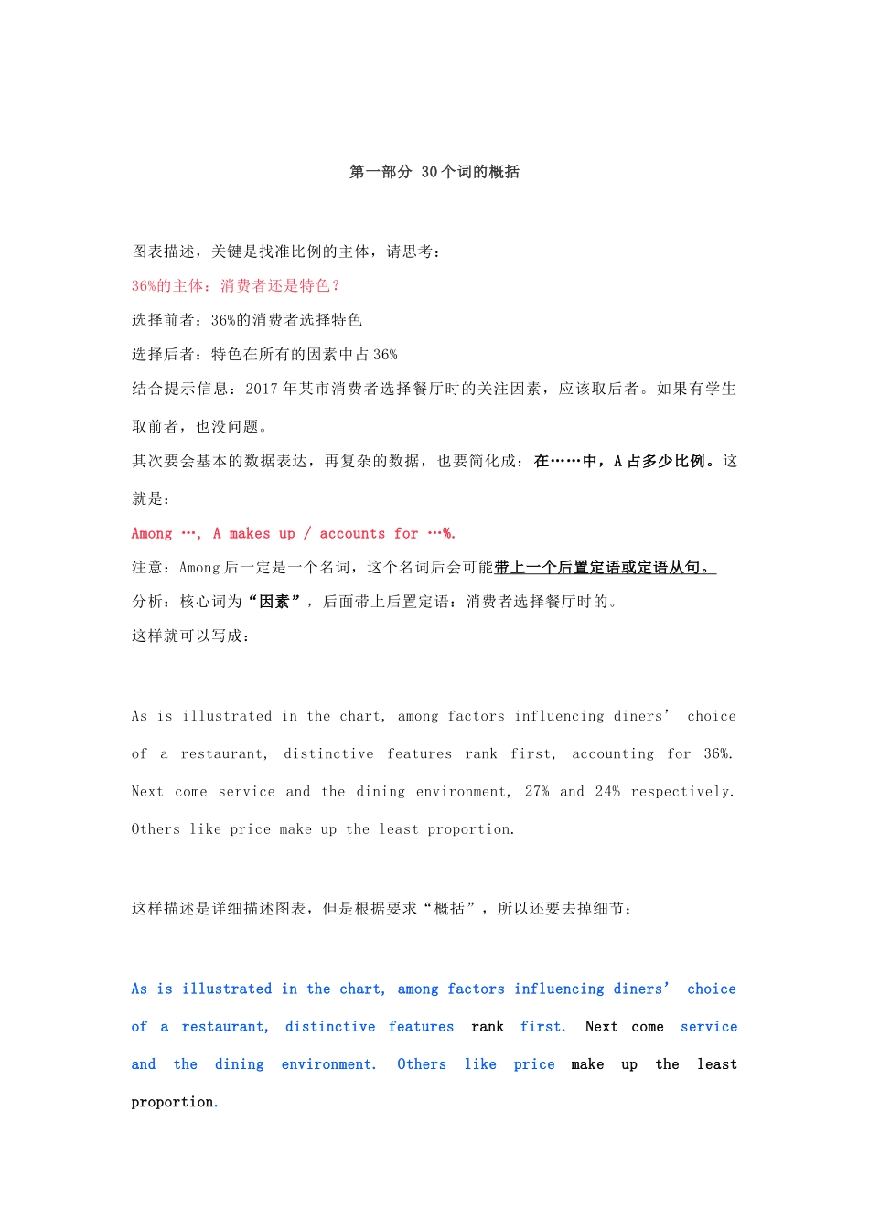高考英语二轮复习 书面表达 图表题指导与解读（热点话题：消费）学案-人教版高三全册英语学案_第2页