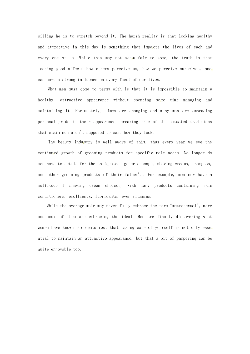 高考英语《流行话题 语境识词4500》Unit 93　Metrosexual Man素材_第2页