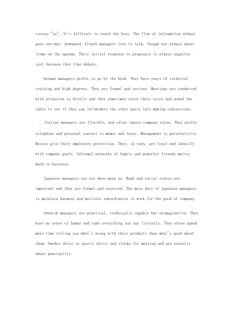 高考英语《流行话题 语境识词4500》Unit 94　Managerial Stereotypes素材_第2页