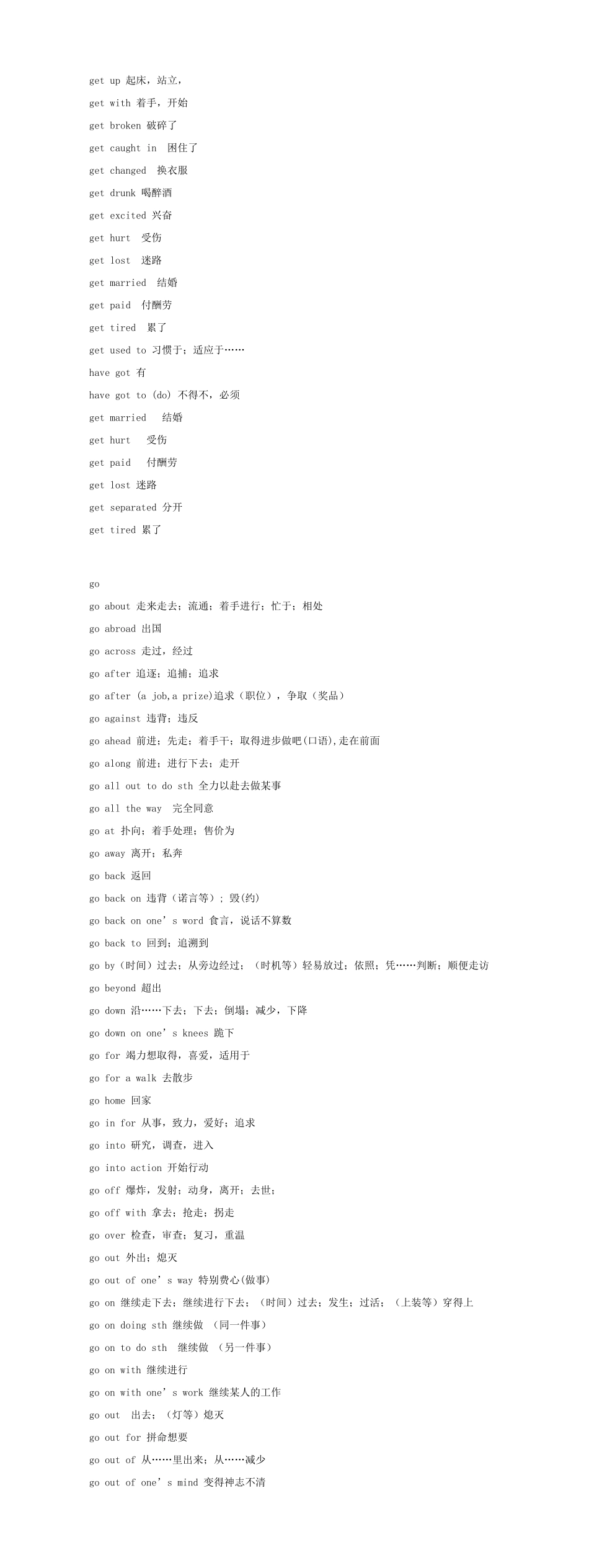 高考英语一轮复习 10大动词短语素材-人教版高三全册英语素材_第3页
