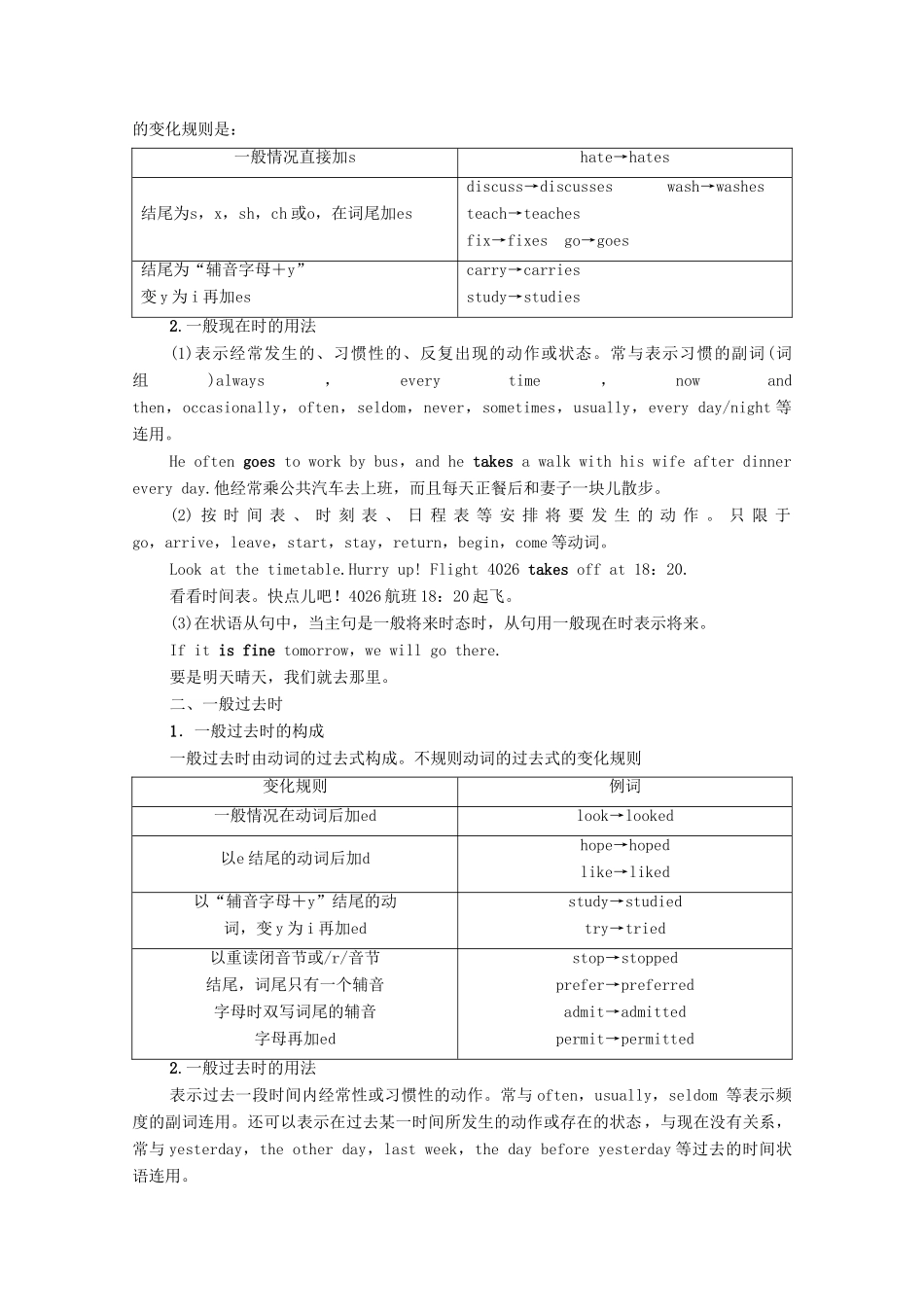 高考英语一轮复习 板块1 复杂多变的动词 第1讲 谓语动词教学案 新人教版-新人教版高三全册英语教学案_第3页