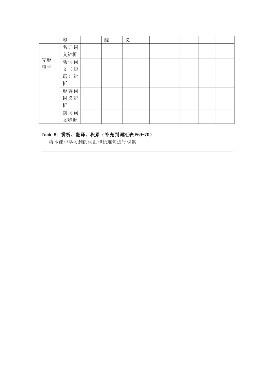 高考英语 话题式精析完型填空解题技巧和解题方法 Topic8 Food and Drink学案-人教版高三全册英语学案_第3页
