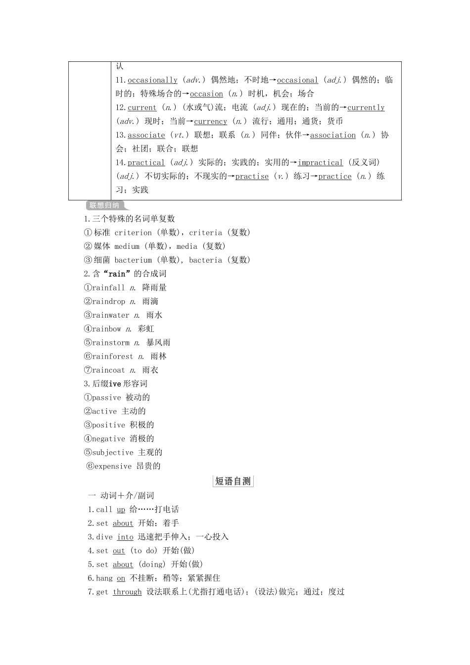 高考英语一轮统考复习 第一部分 教材重点全程攻略 Book 8 Unit 3 Inventors and inventions学案（含解析）新人教版-新人教版高三全册英语学案_第2页