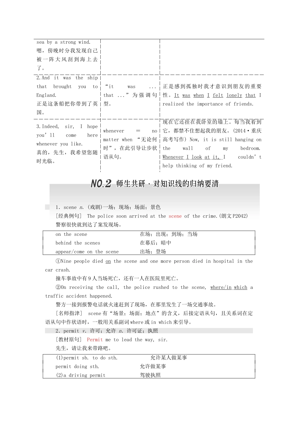 高考英语一轮复习 Unit 3 The Million Pound Bank Note导学案 新人教版必修3-新人教版高三必修3英语学案_第3页