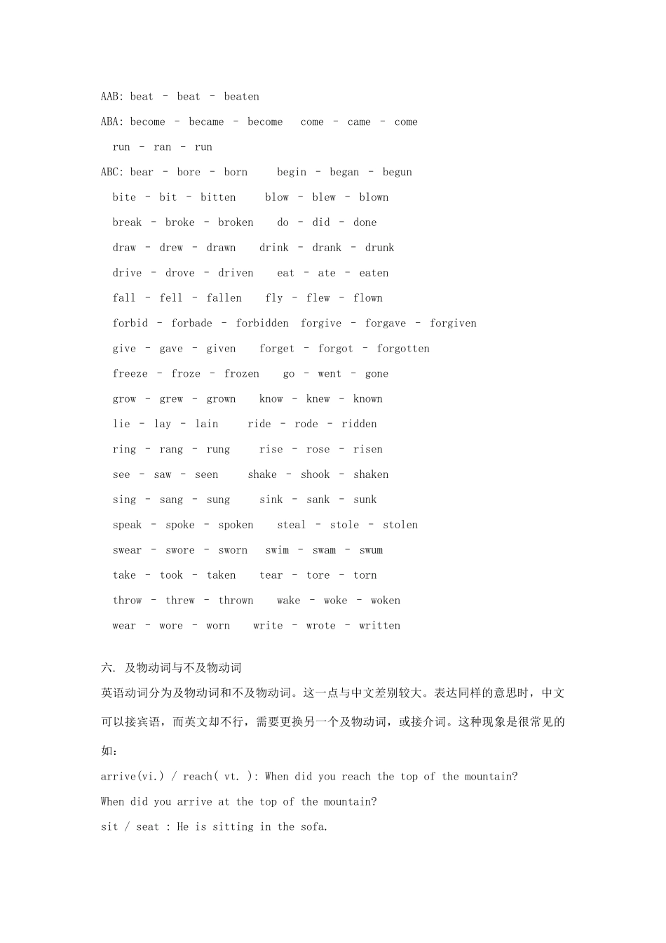 高考英语作文写作基础—动词素材-人教版高三全册英语素材_第3页