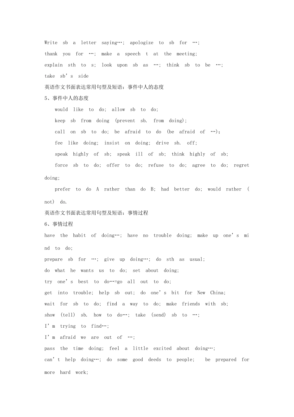 高考英语 作文语句素材_第3页