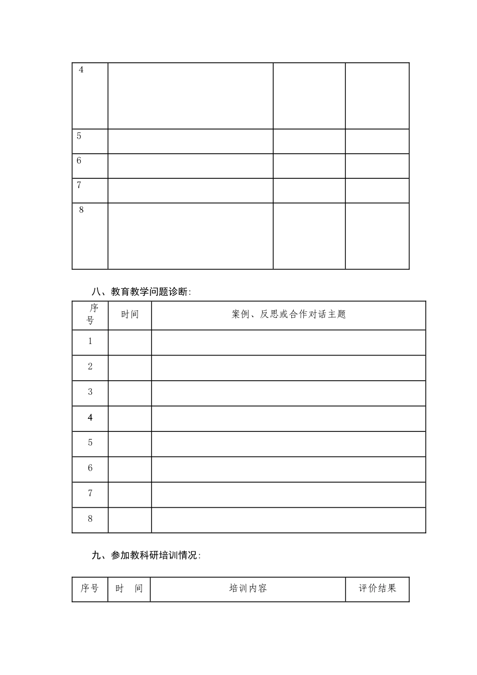 教师专业发展档案_第3页