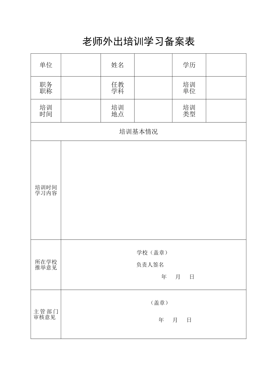 教师个人专业发展三年规划-表格_第2页