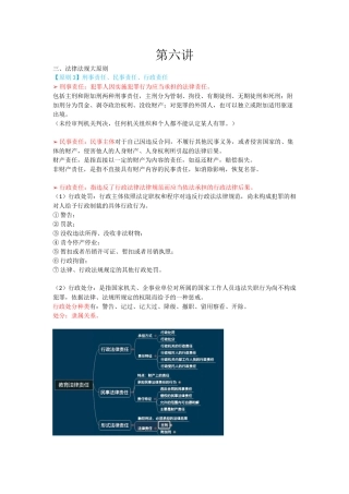教师资格-中学综合素质-考点总结6-第六讲