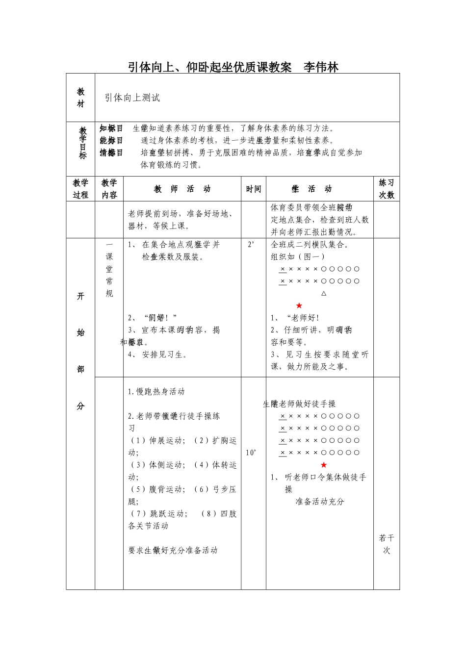教案引体向上和仰卧起坐_第1页