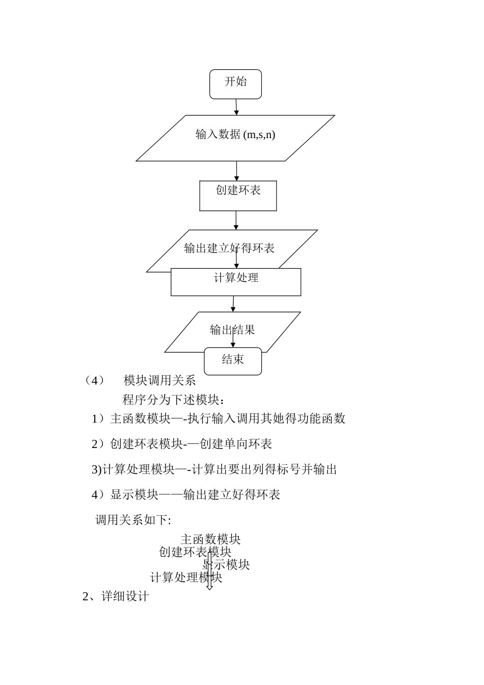 数据结构约瑟夫环实验报告_第3页