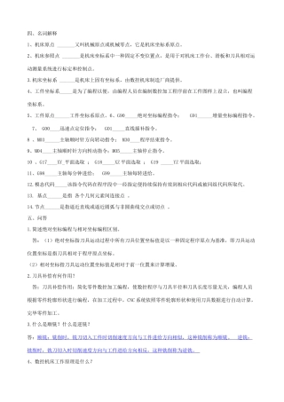 数控加工编程技术试题库样本