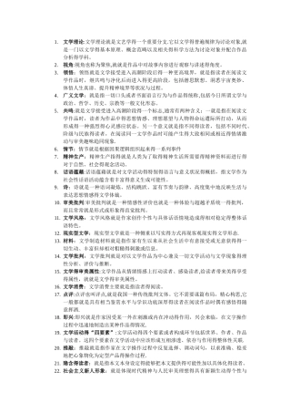 文学理论试题库及答案