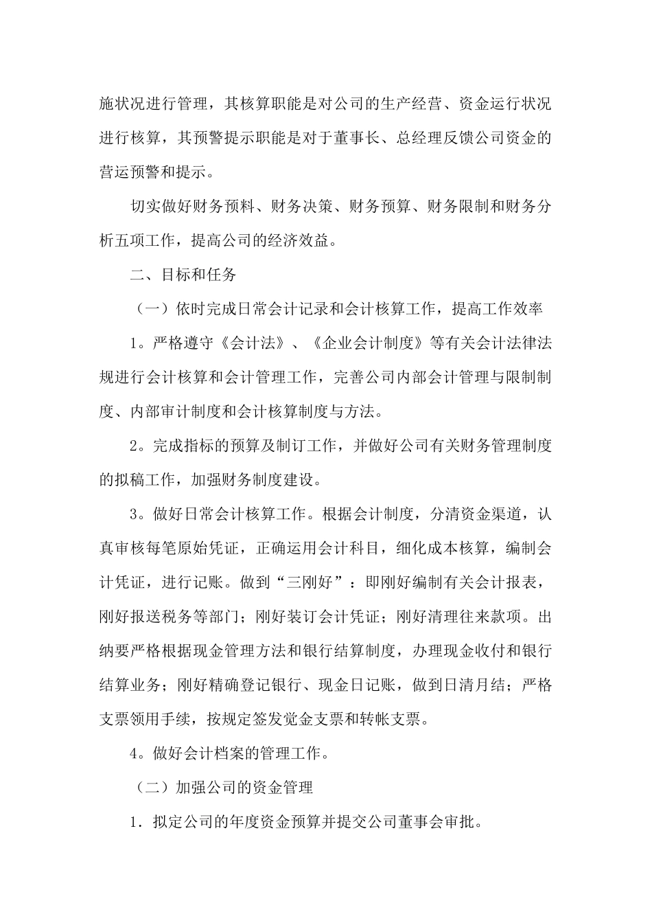 新公司的财务工作报告_第2页