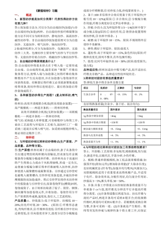 新型纺纱习题答案