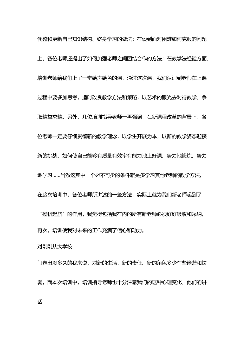 新教师岗前培训心得_第3页