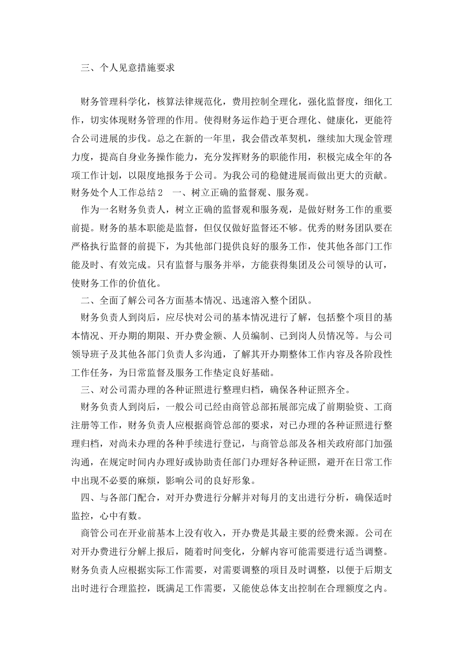 新版财务处个人工作总结_第2页