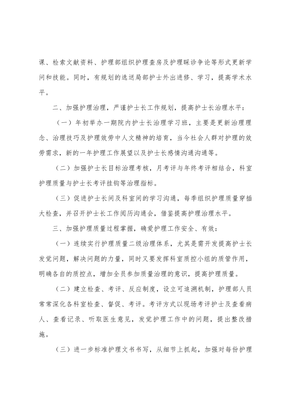 新的一年护士工作计划_第3页