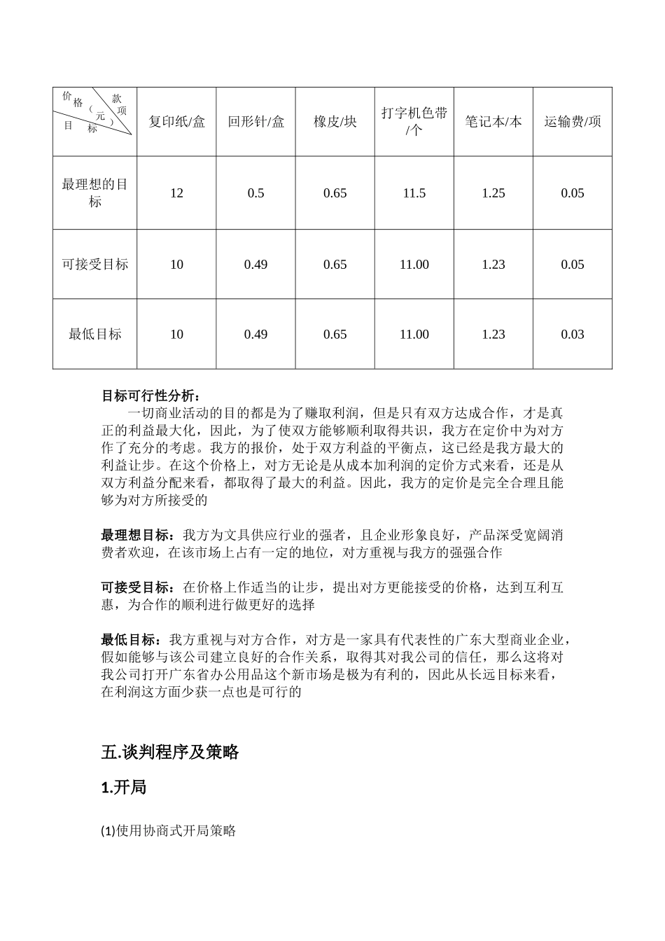 新锐队商务谈判策划书_第3页