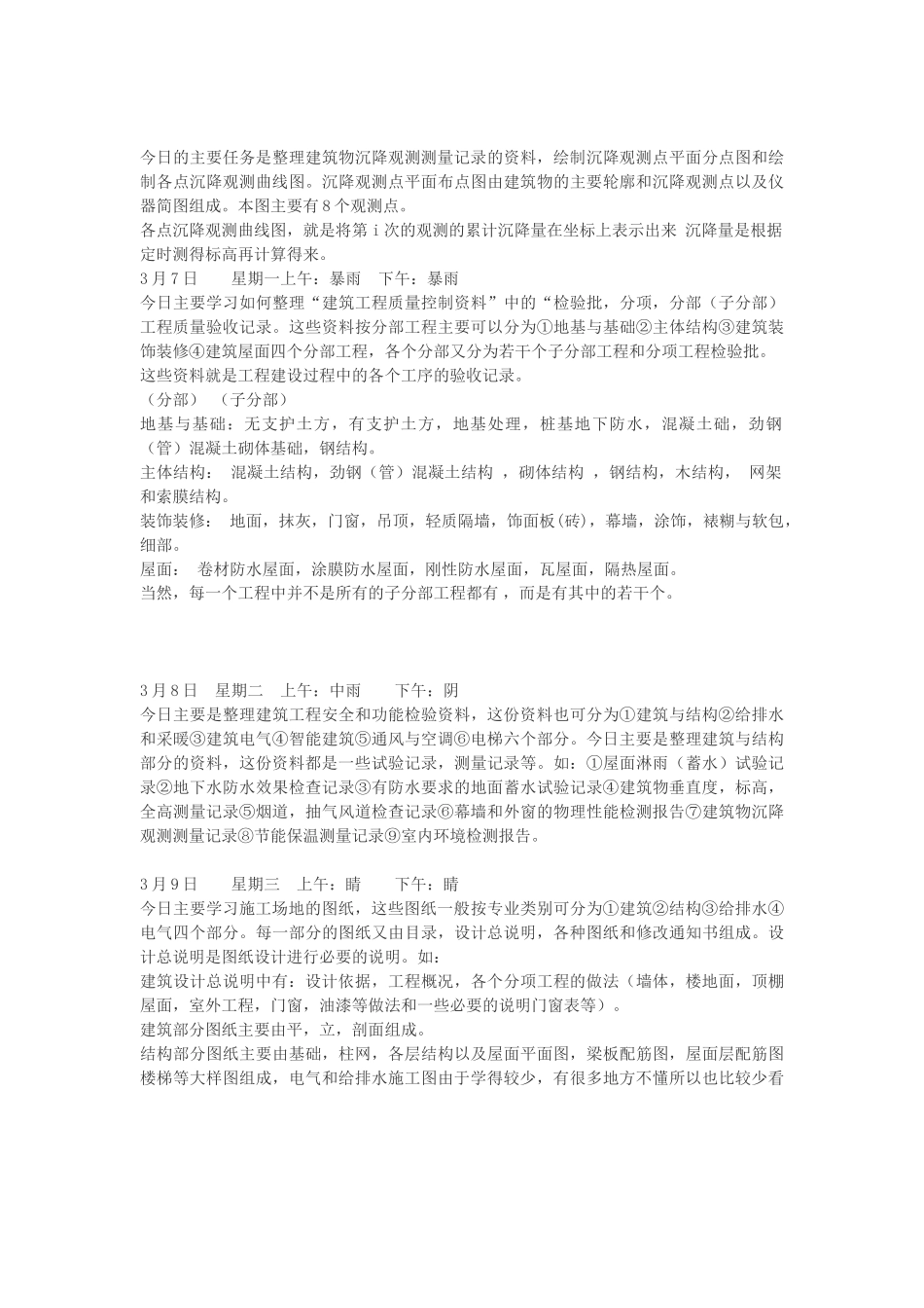 施工员实习日记汇总80_第3页
