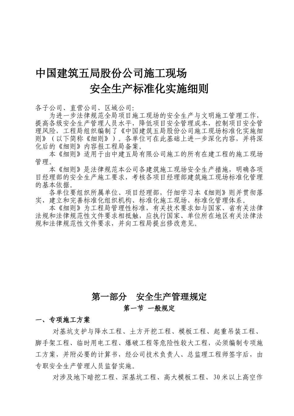 施工现场标准化实施细则_第1页