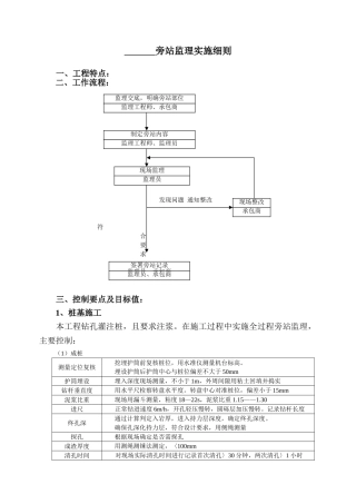 旁站监理实施细则21
