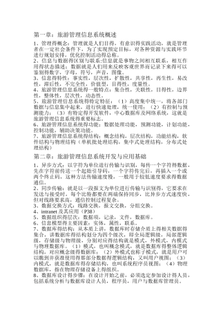 旅游管理信息系统