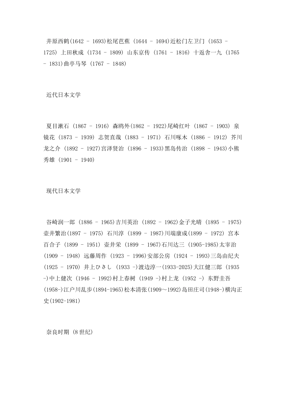 日本文学的历史时期划分_第3页