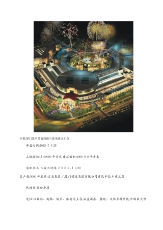 明发商业广场调查报告