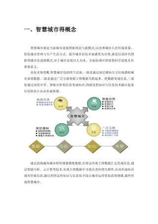 智慧城市建设思路