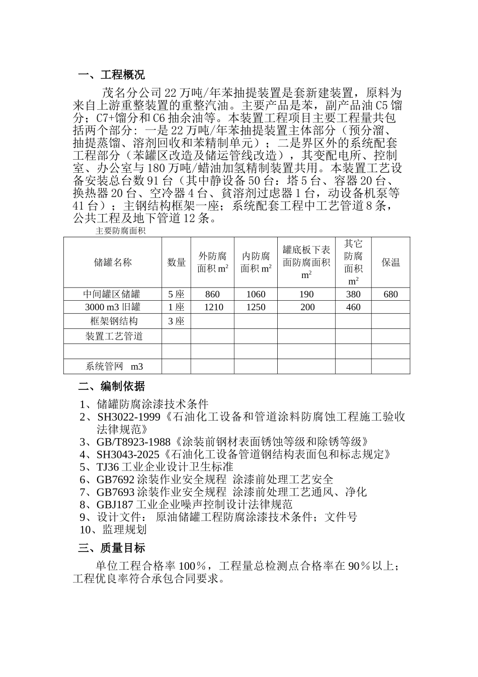 曹妃甸原油码头及配套设施工程防腐监理细则_第3页
