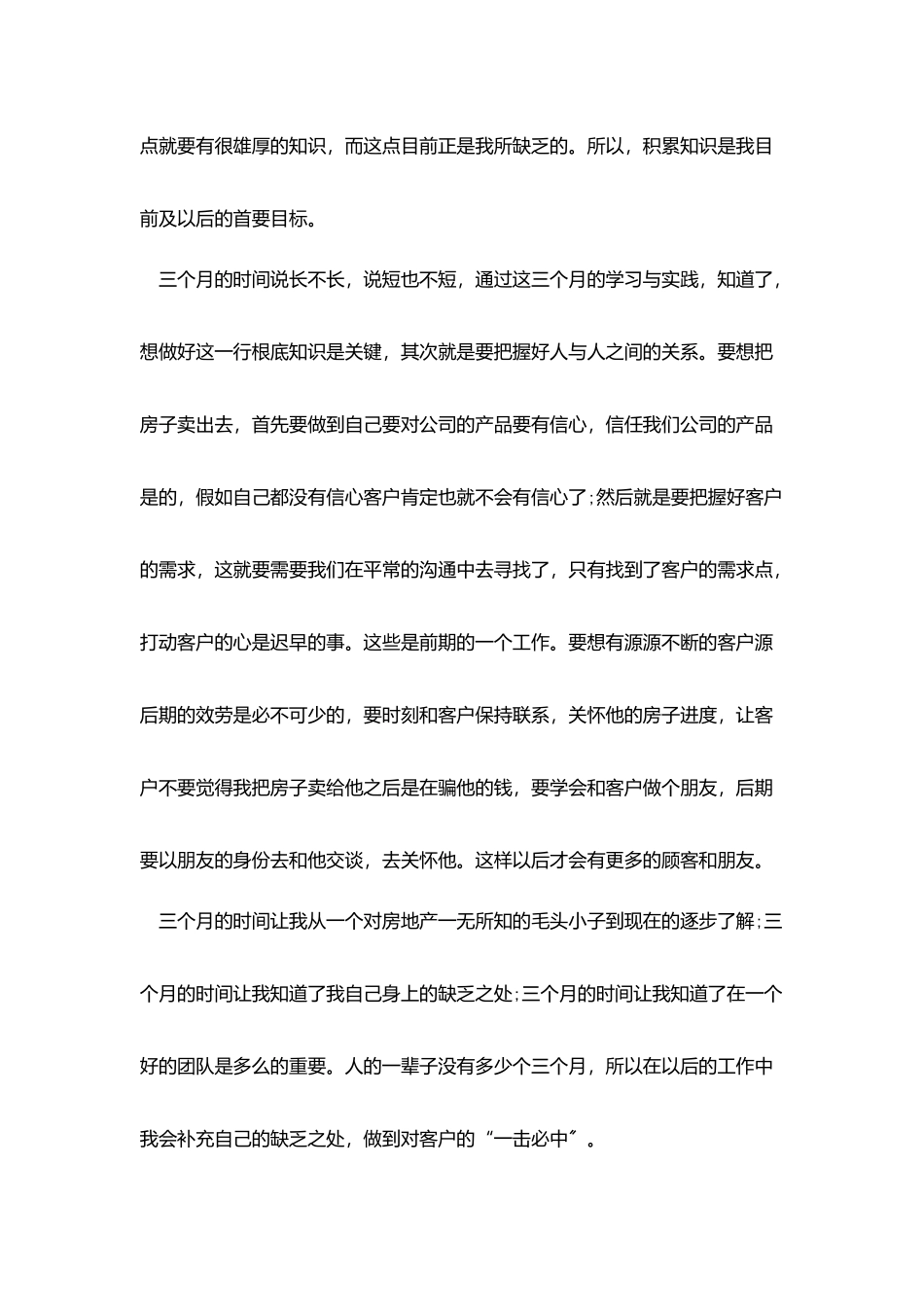 最新三个月销售总结模板_第3页