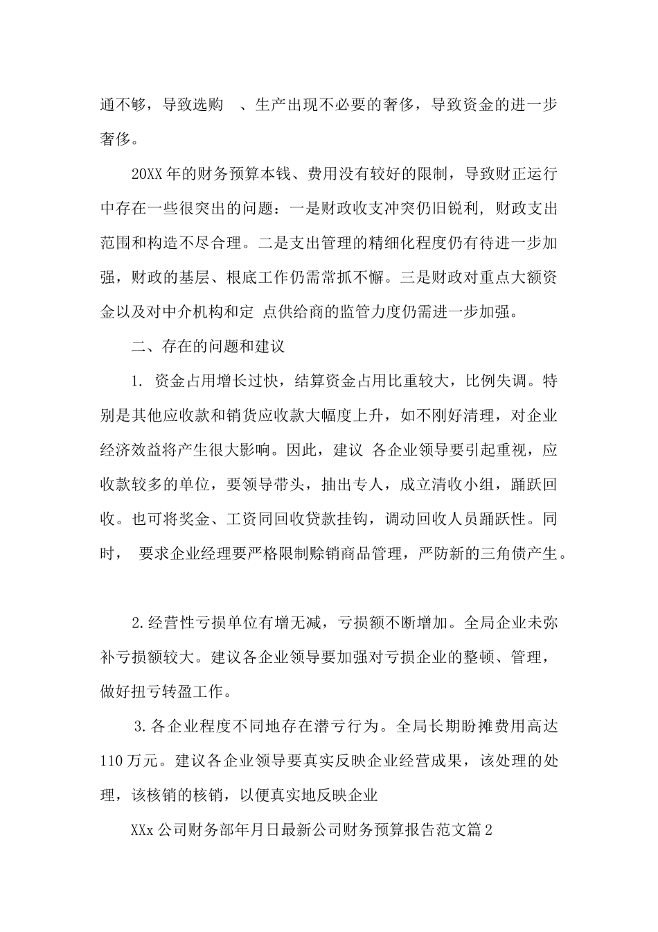 最新公司财务预算报告_第3页