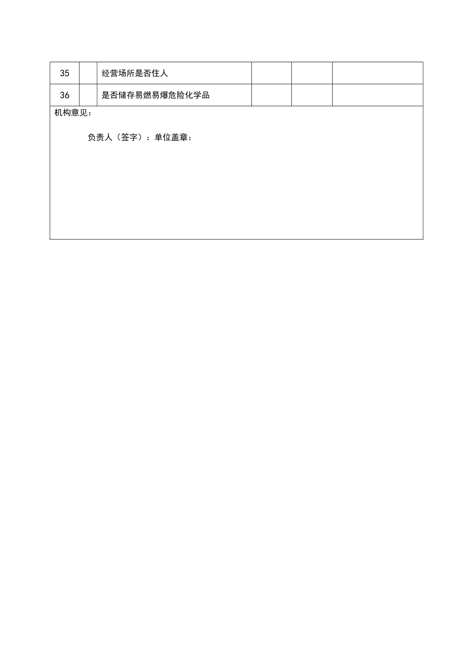 机构自查登记表格（标准版）_第3页