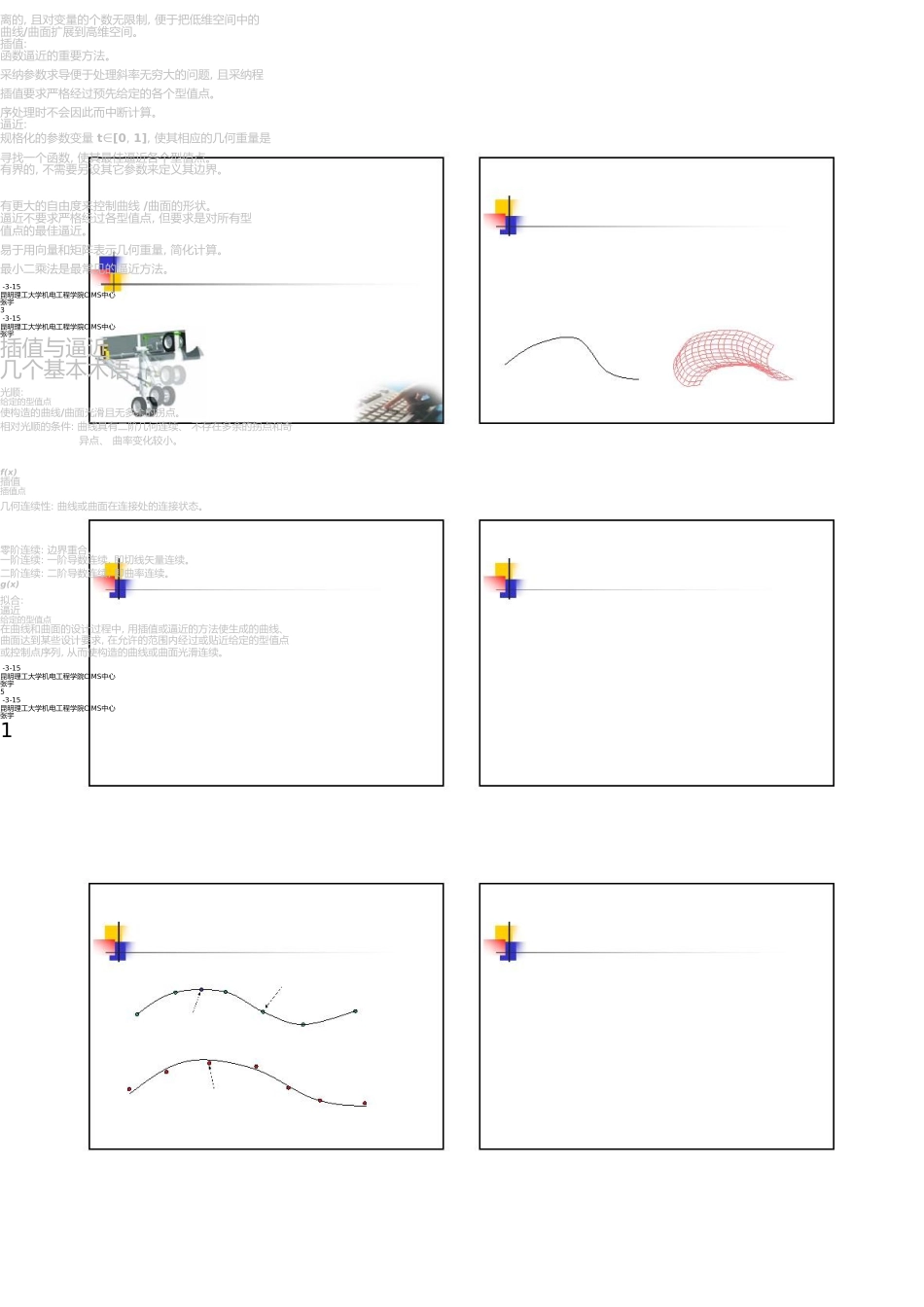 机械CAD-CAM-自由曲线和自由曲面_第2页