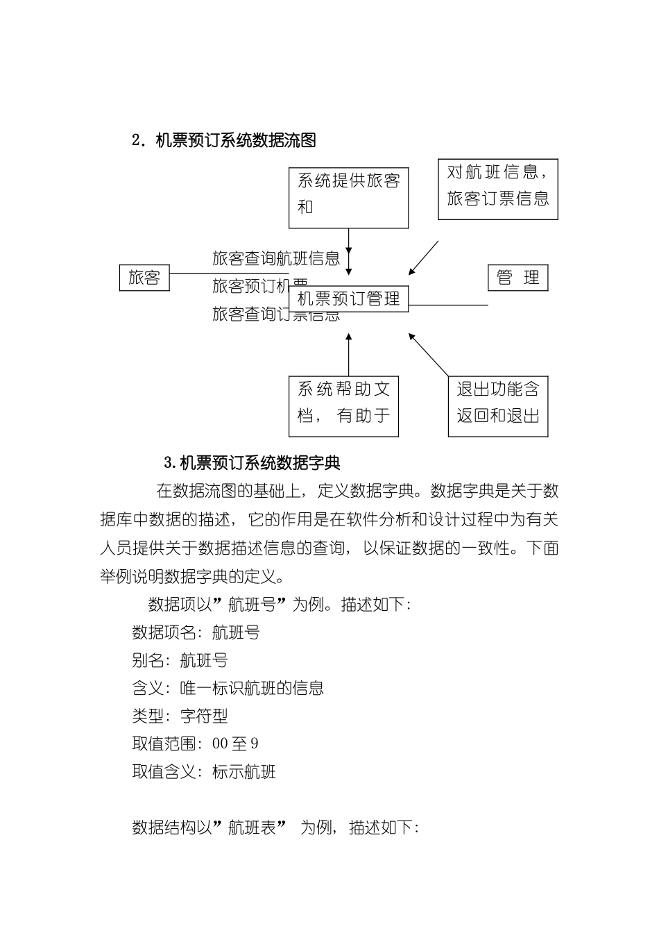 机票预订系统数据库课程设计设计报告样本_第3页