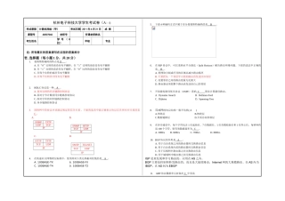 杭电2025计算机网络试卷