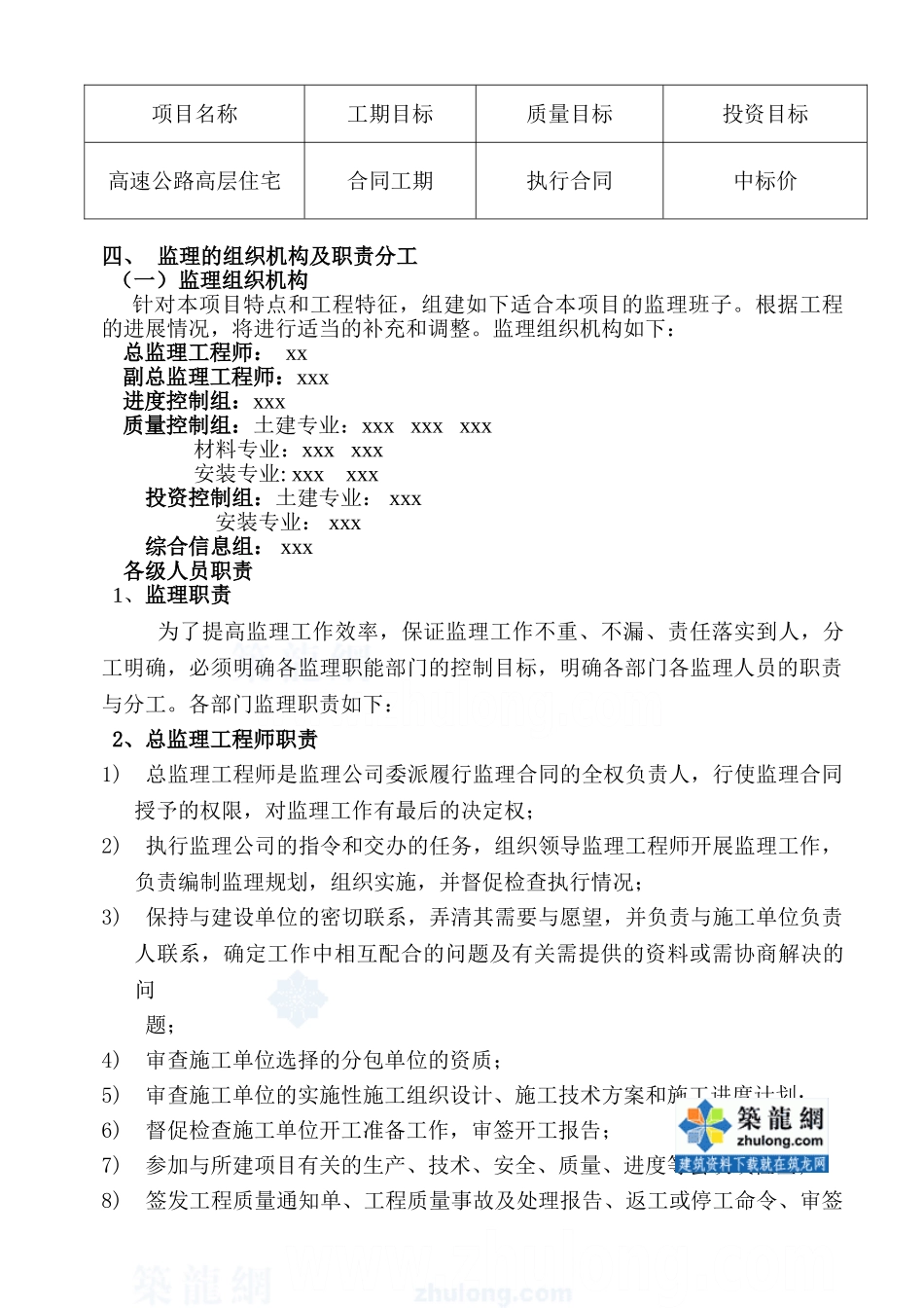 某公司高层住宅楼工程监理实施细则_第2页